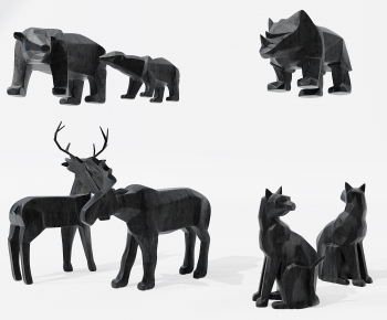 现代动物雕塑摆件-ID:850162036