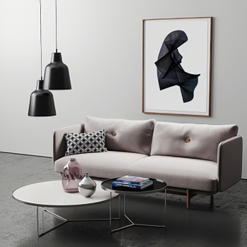 Nordic Style A Sofa For Two-ID:541970013