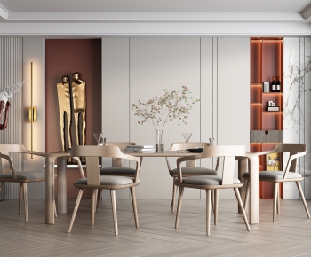 Modern Dining Table And Chairs-ID:337601904