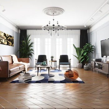 Nordic Style A Living Room-ID:415282964