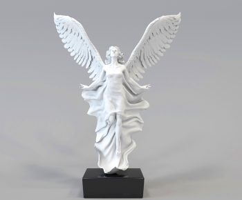 欧式人物天使雕塑-ID:686090958