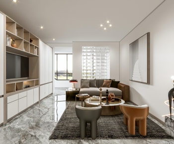 Modern A Living Room-ID:831553947