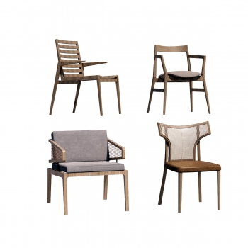 Nordic Style Single Chair-ID:544909001