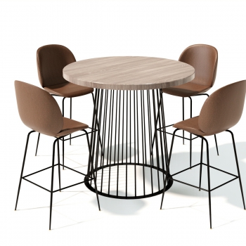 Modern Leisure Table And Chair-ID:351370104