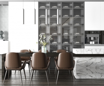 Modern Dining Table And Chairs-ID:118375068