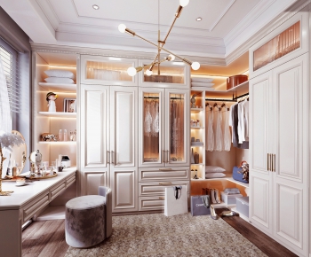 Simple European Style Clothes Storage Area-ID:554429055