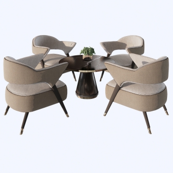 Modern Leisure Table And Chair-ID:748325113