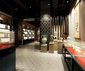 New Chinese Style Exhibition Hall-ID:922180894