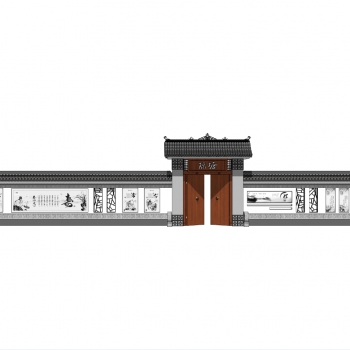 New Chinese Style Building Component-ID:332956084