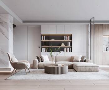 Modern A Living Room-ID:992366088