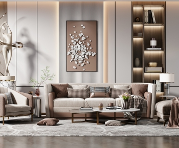 Modern A Living Room-ID:480087048