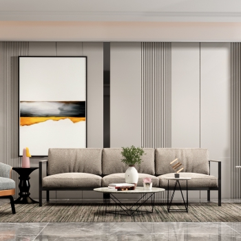 Modern A Living Room-ID:451898103