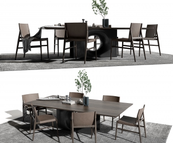 Modern Dining Table And Chairs-ID:425157073