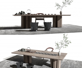 New Chinese Style Tea Tables And Chairs-ID:773842108