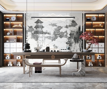 New Chinese Style Tea House-ID:159816989