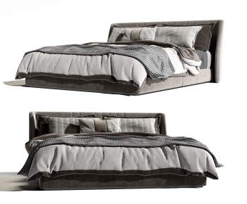 Modern Double Bed-ID:142149938