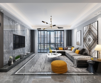 Modern A Living Room-ID:757039073