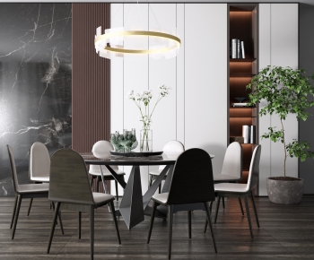 Modern Dining Table And Chairs-ID:511600979