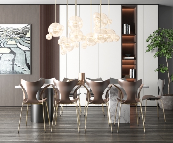 Modern Dining Table And Chairs-ID:893819332