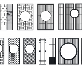 New Chinese Style Partition-ID:887193923