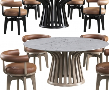 Modern Dining Table And Chairs-ID:971489916