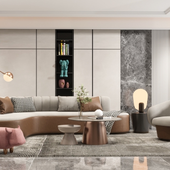 Modern A Living Room-ID:523504023
