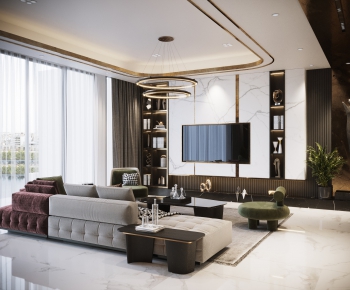 Modern A Living Room-ID:319473039