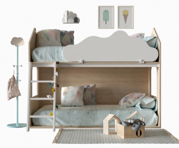 Nordic Style Bunk Bed-ID:952078105