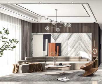 Modern A Living Room-ID:586620093