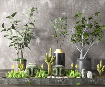 Modern Potted Green Plant-ID:249933003