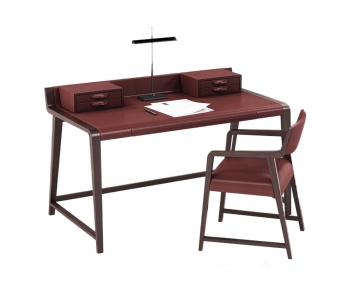 Nordic Style Computer Desk And Chair-ID:794748073