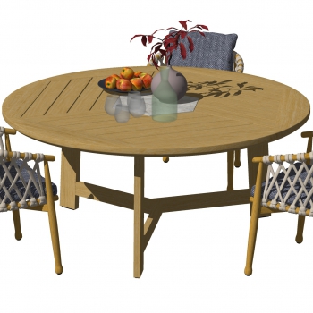 Nordic Style Dining Table And Chairs-ID:139551281