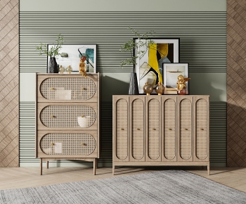 Nordic Style Side Cabinet-ID:687148091
