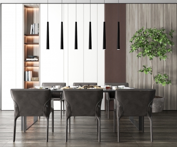 Modern Dining Table And Chairs-ID:748631953