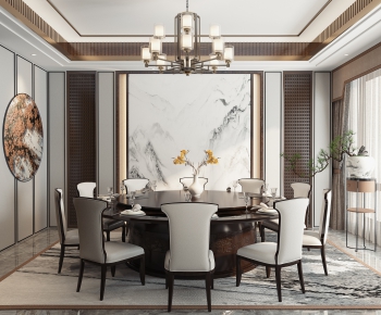 New Chinese Style Dining Room-ID:194280168
