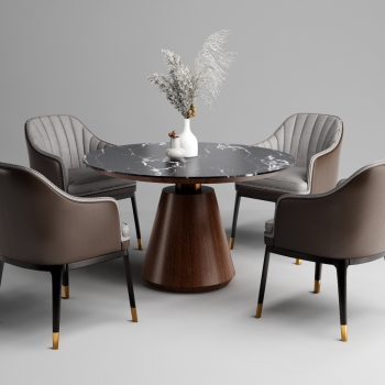 Modern Dining Table And Chairs-ID:719957116