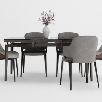 Modern Dining Table And Chairs-ID:332109937