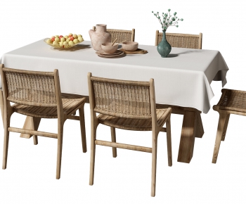 Nordic Style Dining Table And Chairs-ID:326319939