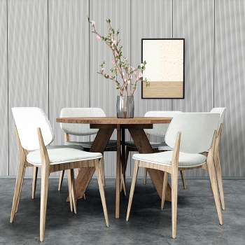 Modern Dining Table And Chairs-ID:929518943