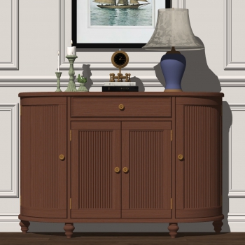 American Style Entrance Cabinet-ID:743700035