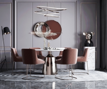 Modern Dining Table And Chairs-ID:871284969