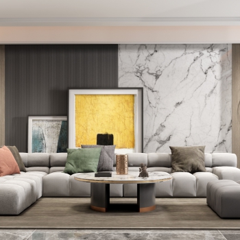 Modern A Living Room-ID:868985895