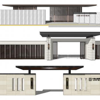 New Chinese Style Building Component-ID:788176069