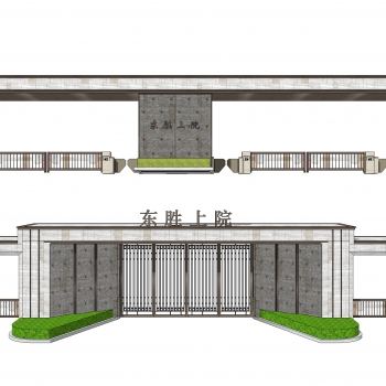 New Chinese Style Building Component-ID:726952088