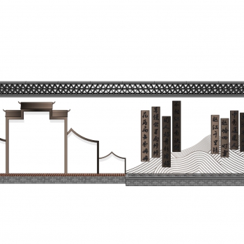 New Chinese Style Building Component-ID:862559081