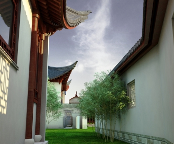 Chinese Style Ancient Architectural Buildings-ID:295483118