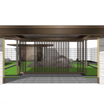 New Chinese Style Building Component-ID:305417064