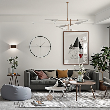 Nordic Style Sofa Combination-ID:559921984