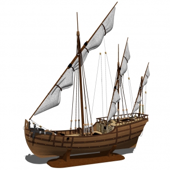现代船模型摆件-ID:535844094