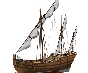 现代船模型摆件-ID:1050986